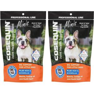Nutramax Laboratories Cosequin Plus MSM & Boswellia Mini Sized Soft Chews((Pack of 2))