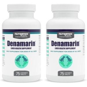 Nutramax Laboratories Denamarin for Dogs Chewable Tablets – 75 Count(75 Count (Pack of 2))