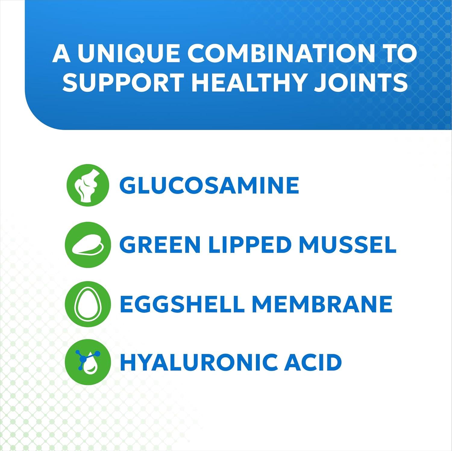 image:imageNutramax Laboratories Cosequin Elements Dog Joint Health Supplement with Glucosamine Green Lipped Mussel Eggshell Membrane amp Hyaluronic Acid 75 Tasty Chewable Tablets for Dogs