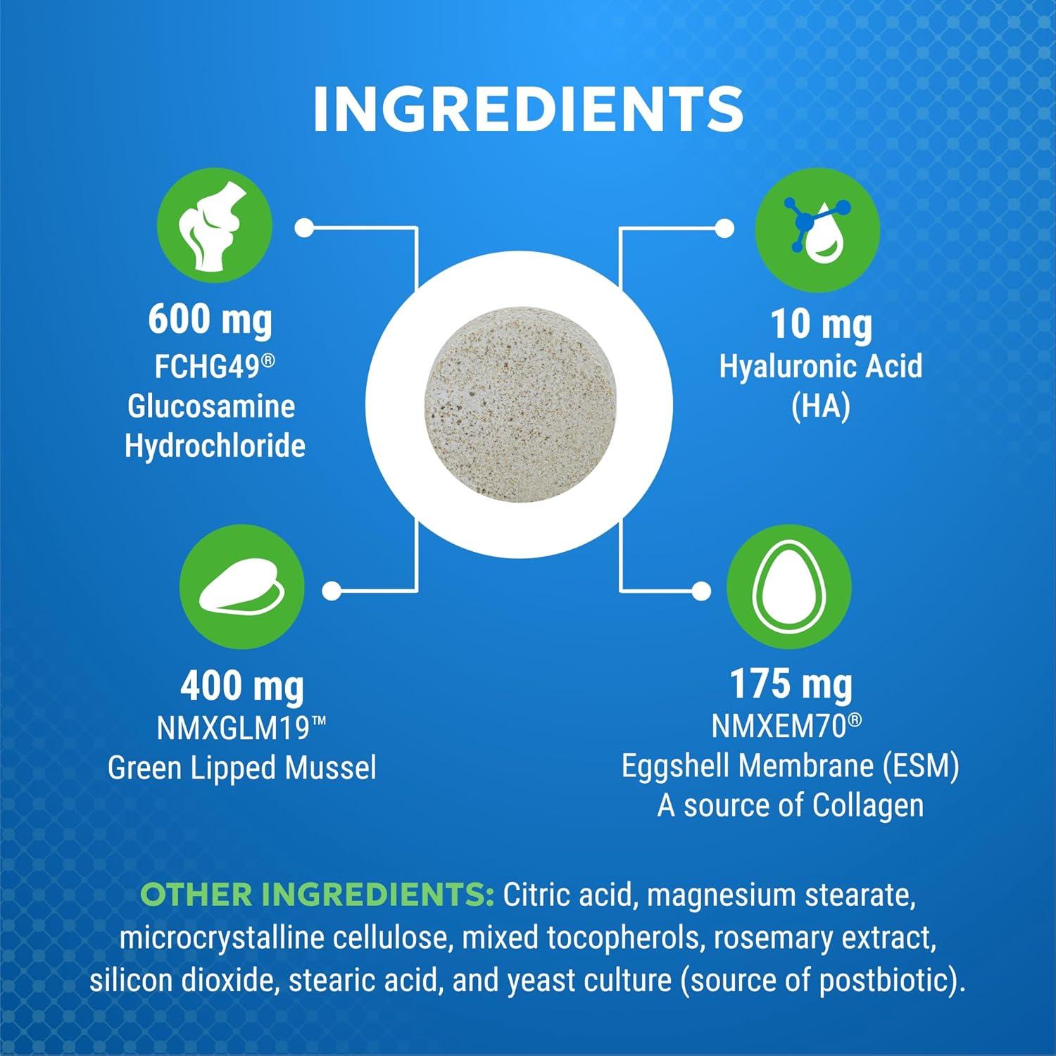 image:imageNutramax Laboratories Cosequin Elements Dog Joint Health Supplement with Glucosamine Green Lipped Mussel Eggshell Membrane amp Hyaluronic Acid 75 Tasty Chewable Tablets for Dogs
